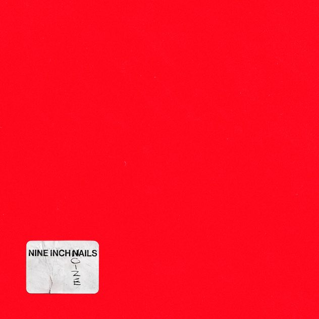 Nine Inch Noize album cover: a bright red square with a small pale Nine Inch Nails label near the lower left